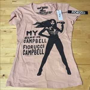 XS Fiorucci T-shirt Naomi Campbell collab